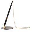 Premium Metal Table Pen with Twist Action Stand | https://www.bestnamebadges.com