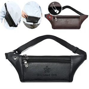 PU Leather Waist Bag Travel Cross body Fanny Bum Pouch