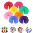 Folding Round Plastic Handle Hand Paper Fan | https://www.bestnamebadges.com