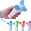 Handheld fan with flashlight | https://www.bestnamebadges.com