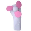 Handheld fan with flashlight | https://www.bestnamebadges.com