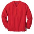 Sport-Tek V-Neck Raglan Wind Shirt - Dark/All | https://www.bestnamebadges.com