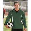 Sport-Tek Colorblock Raglan Anorak - Dark/All | https://www.bestnamebadges.com