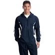 Sport-Tek Colorblock Raglan Anorak - Dark/All | https://www.bestnamebadges.com