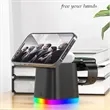 15W 3 In 1 Magnetic Wireless Charger Station With RGB Ambien | https://www.bestnamebadges.com