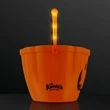 Pumpkin Light Handle Halloween Bucket | https://www.bestnamebadges.com