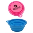 Collapsible Silicone Pet Bowl | https://www.bestnamebadges.com