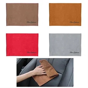 Coral Fleece Water Absorbent Double-Sided Car Towel