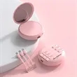 Portable Charger Mirror Power Bank 5000mah with Cables | https://www.bestnamebadges.com