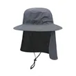 Airy Safari Hat With Flap | https://www.bestnamebadges.com