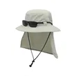 Airy Safari Hat With Flap | https://www.bestnamebadges.com