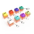 Keycap Fidget Keychain | https://www.bestnamebadges.com
