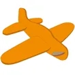 Foam Airplane Toy | https://www.bestnamebadges.com