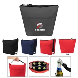 Cady 6 Bottle Cooler Tote Bag | https://www.bestnamebadges.com
