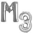 Custom Letter & Number Mylar Balloon-7 | https://www.bestnamebadges.com