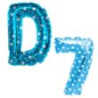 Custom Letter & Number Mylar Balloon-7 | https://www.bestnamebadges.com