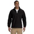 Harriton Mens Full-Zip Fleece - Dark/All | https://www.bestnamebadges.com
