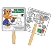 Good Nutrition Coloring Hand Fans | https://www.bestnamebadges.com