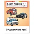Learn About 9-1-1 Coloring and Activity Book | https://www.bestnamebadges.com