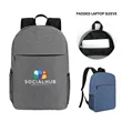 Custom Heathered Urban 15" Laptop Backpack | https://www.bestnamebadges.com