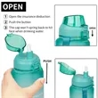 Multiple Water Bottle with Time Marker | https://www.bestnamebadges.com