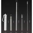 Stainless Steel Retractable Straw | https://www.bestnamebadges.com
