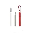 Stainless Steel Retractable Straw | https://www.bestnamebadges.com