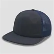 Flex Packable Visor Wide Set Mesh Back Trucker Cap | https://www.bestnamebadges.com