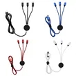 3 in 1 Light Up  Charging Cable | https://www.bestnamebadges.com