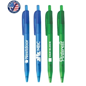 Union Printed - USA ECO Frosted Barrel Click Pens