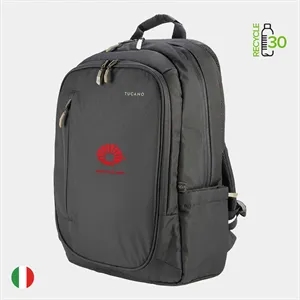 TUCANO® Italy Recycled Anti-Gravity System Business Backpack | https://www.bestnamebadges.com