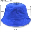 Cotton Twill Bucket hat | https://www.bestnamebadges.com