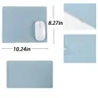 Non-slip Leather Computer Desk Mouse Pad | https://www.bestnamebadges.com