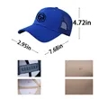 Pure Cotton Breathable Travel Shade Embroidered Cap | https://www.bestnamebadges.com
