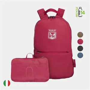 TUCANO® Italy ECOCOMPACT Recycled Business Foldable Backpack | https://www.bestnamebadges.com