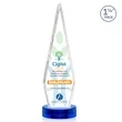Springfield VividPrint™ Award on Stanrich Base - Blue | https://www.bestnamebadges.com