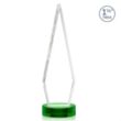 Springfield VividPrint™ Award on Stanrich Base - Green | https://www.bestnamebadges.com
