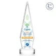 Springfield VividPrint™ Award on Stanrich Base - Clear | https://www.bestnamebadges.com