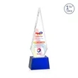 Springfield VividPrint™ Award on Robson Base - Blue | https://www.bestnamebadges.com