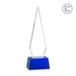 Springfield VividPrint™ Award on Robson Base - Blue | https://www.bestnamebadges.com
