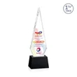Springfield VividPrint™ Award on Robson Base - Black | https://www.bestnamebadges.com