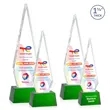 Springfield VividPrint™ Award on Robson Base - Green | https://www.bestnamebadges.com