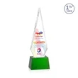 Springfield VividPrint™ Award on Robson Base - Green | https://www.bestnamebadges.com