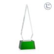 Springfield VividPrint™ Award on Robson Base - Green | https://www.bestnamebadges.com