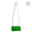 Springfield VividPrint™ Award on Robson Base - Green | https://www.bestnamebadges.com