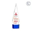 Springfield VividPrint™ Award on Paragon Base - Blue | https://www.bestnamebadges.com