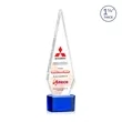 Springfield VividPrint™ Award on Paragon Base - Blue | https://www.bestnamebadges.com