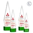 Springfield VividPrint™ Award on Paragon Base - Green | https://www.bestnamebadges.com