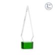 Springfield VividPrint™ Award on Paragon Base - Green | https://www.bestnamebadges.com