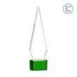 Springfield VividPrint™ Award on Paragon Base - Green | https://www.bestnamebadges.com